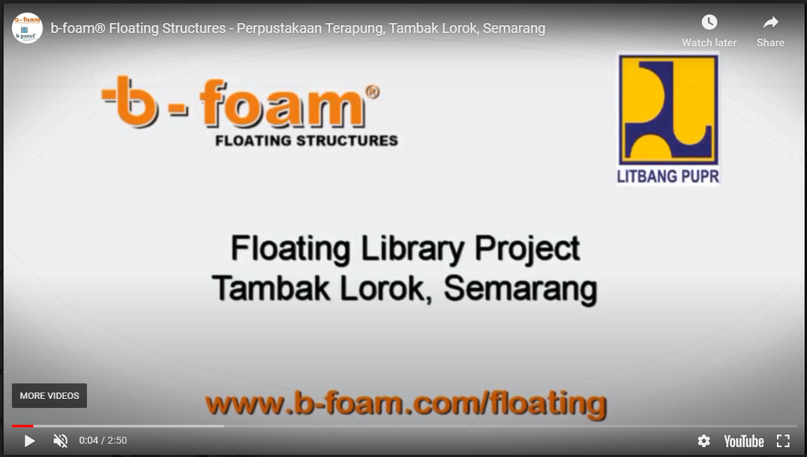 Floating library in Semarang