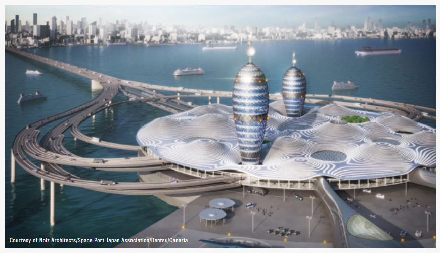 Meet Spaceport City, a Floating Transportation Hub Concept for Space Travel