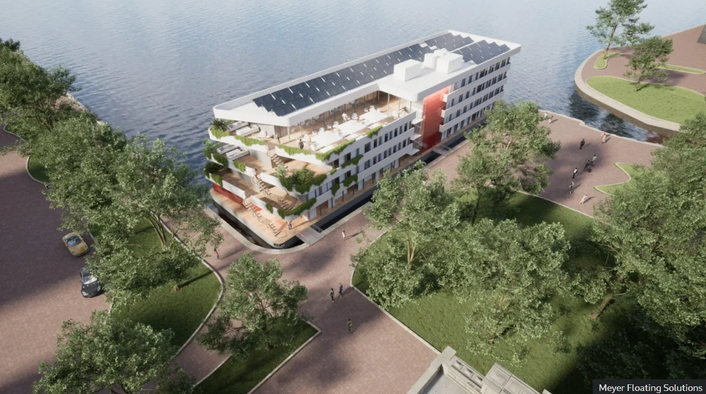 Floating hotel planned for Cardiff Bay waterfront